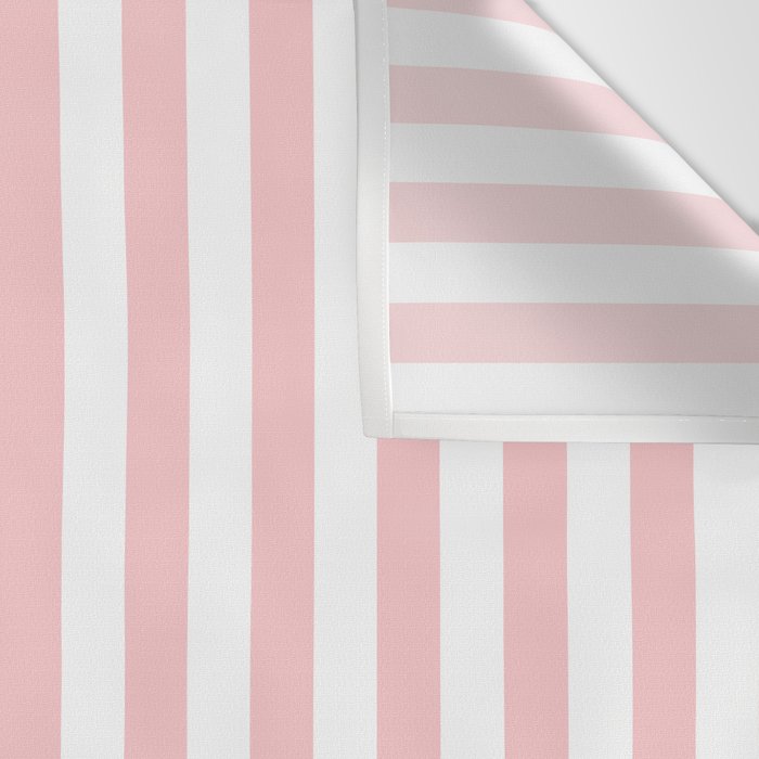 Large Classic Pink and White Stripe Pattern Wall Tapestry Gallery Image 3