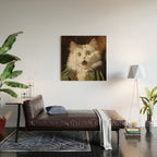 Shocked Cat III Wood Wall Art Gallery Image 2