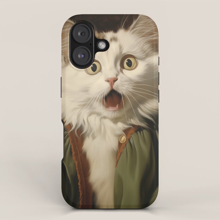 Shocked Cat III iPhone Case Gallery Image 1
