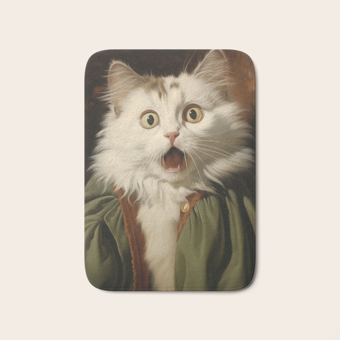 Shocked Cat III Bath Mat Gallery Image 1