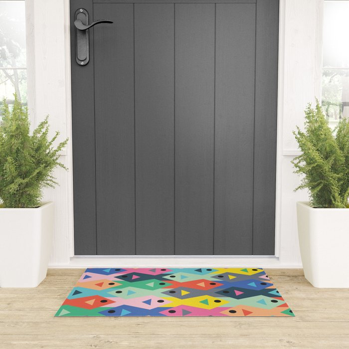 Fish tessellation Welcome Mat Gallery Image 3