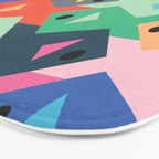 Fish tessellation Bath Mat Gallery Image 3