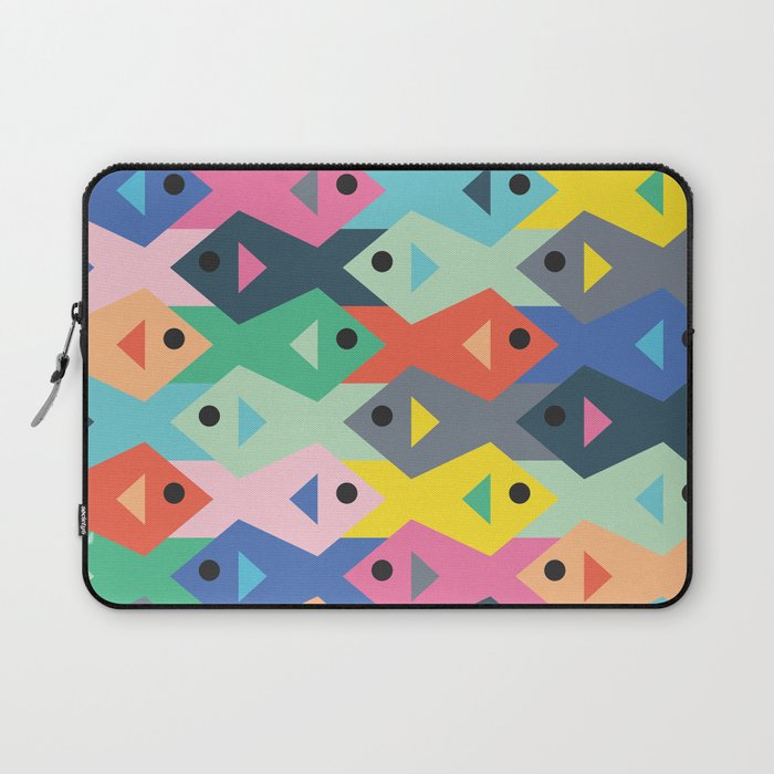 Fish tessellation Laptop Sleeve Gallery Image 1