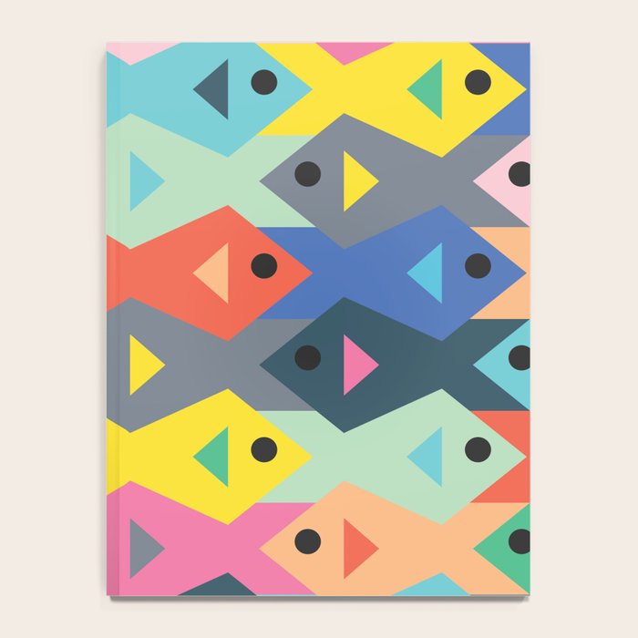 Fish tessellation Notebook Gallery Image 4