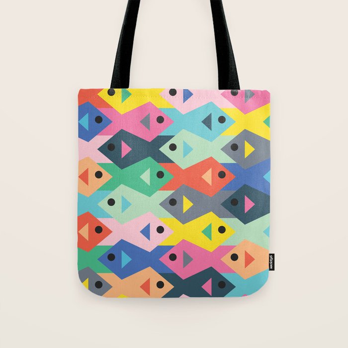Fish tessellation Tote Bag Gallery Image 1