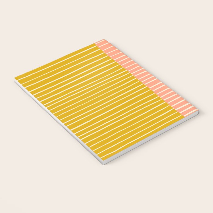 Peach & Tulip Yellow | PATTERN 06: The Retro Edition Notebook Gallery Image 3