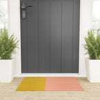 Peach & Tulip Yellow | PATTERN 06: The Retro Edition Welcome Mat Gallery Image 3