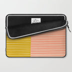 Peach & Tulip Yellow | PATTERN 06: The Retro Edition Laptop Sleeve Gallery Image 2