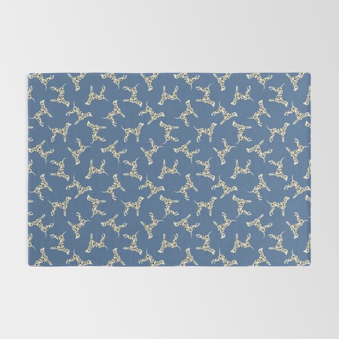 Dalmatian On Blue Rug Gallery Image 2
