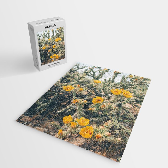 Buckhorn Cholla Cactus Flowers Jigsaw Puzzle Gallery Image 2