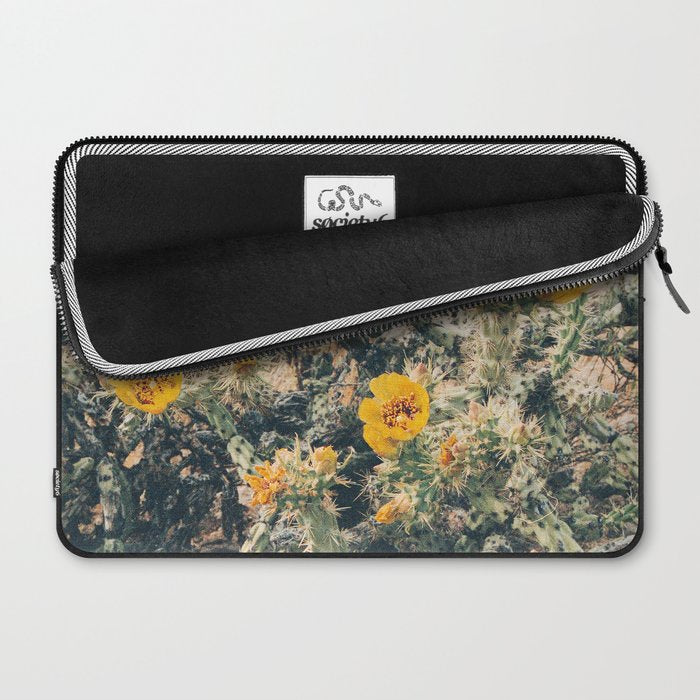 Buckhorn Cholla Cactus Flowers Laptop Sleeve Gallery Image 2
