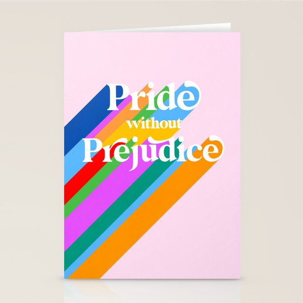 Pride without Prejudice - Rainbow Shadows Stationery Card Gallery Image 2