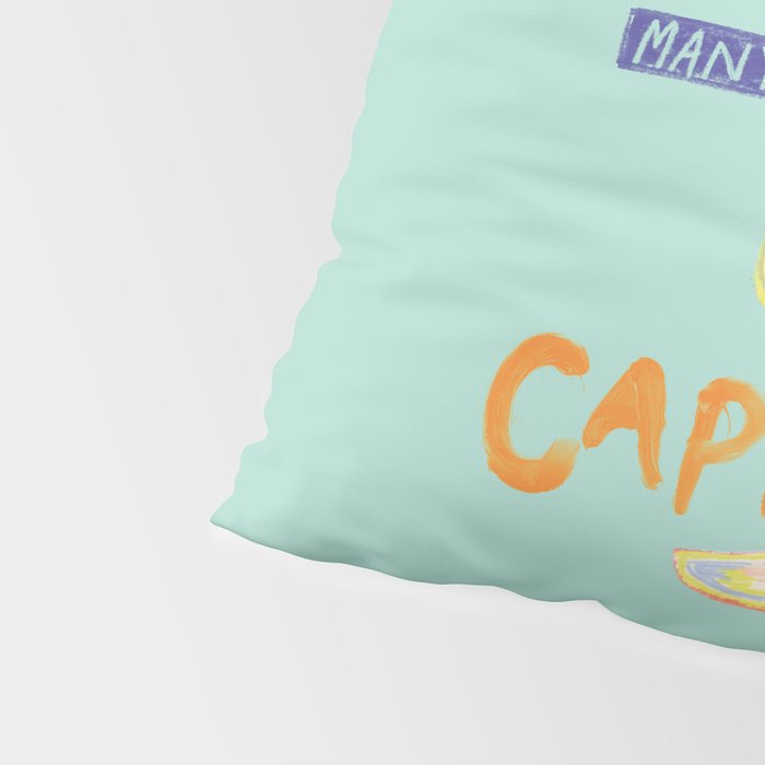 Capricorn Feelings in Pastel Green | Zodiac Series Pillow Sham Gallery Image 4