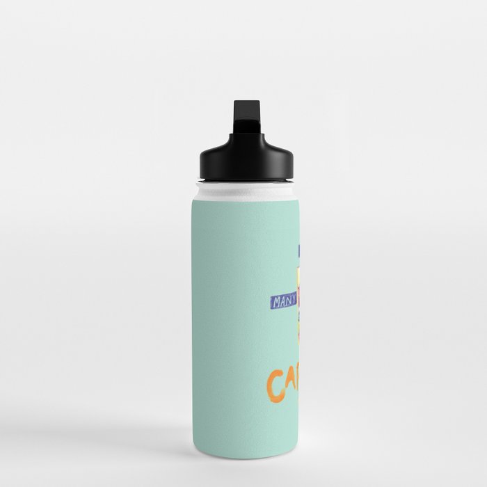 Capricorn Feelings in Pastel Green | Zodiac Series Water Bottle Gallery Image 3