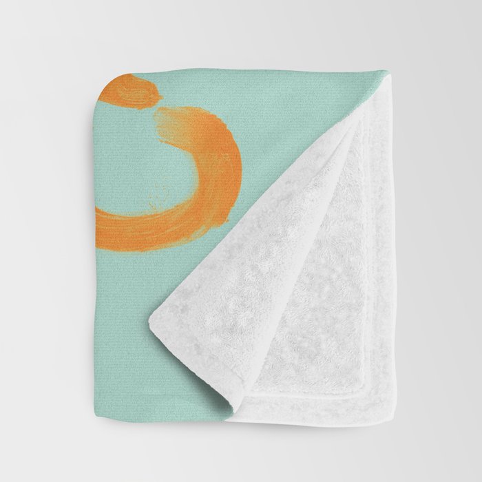 Capricorn Feelings in Pastel Green | Zodiac Series Throw Blanket Gallery Image 3