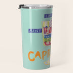 Capricorn Feelings in Pastel Green | Zodiac Series Travel Mug Gallery Image 3