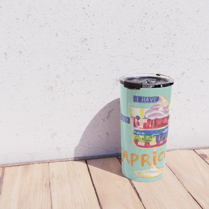 Capricorn Feelings in Pastel Green | Zodiac Series Travel Mug Gallery Image 4