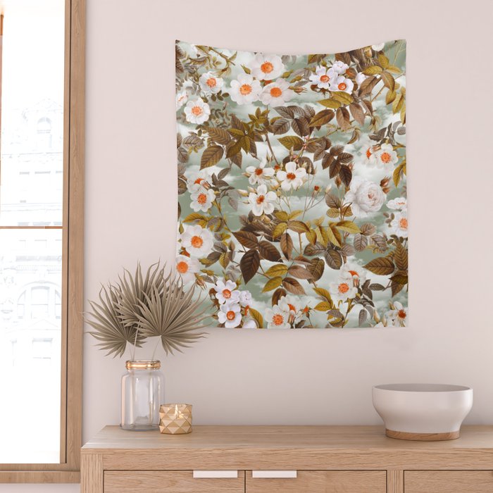 Vintage Garden XIV Wall Tapestry Gallery Image 2