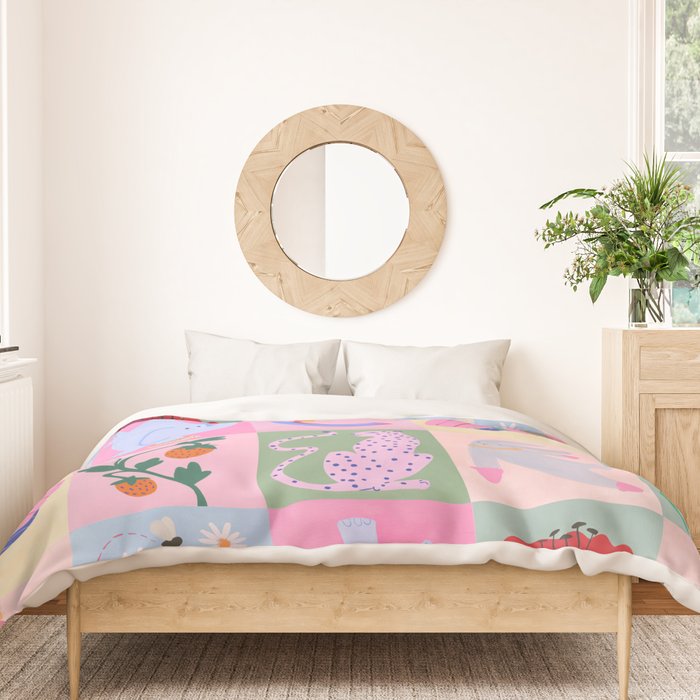 Claire Collage Duvet Cover Gallery Image 3