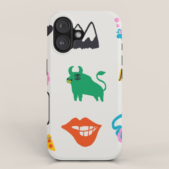 Taurus Emoji iPhone Case Gallery Image 1
