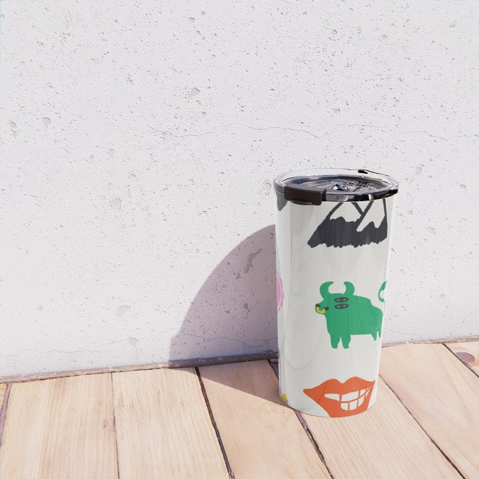 Taurus Emoji Travel Mug Gallery Image 4