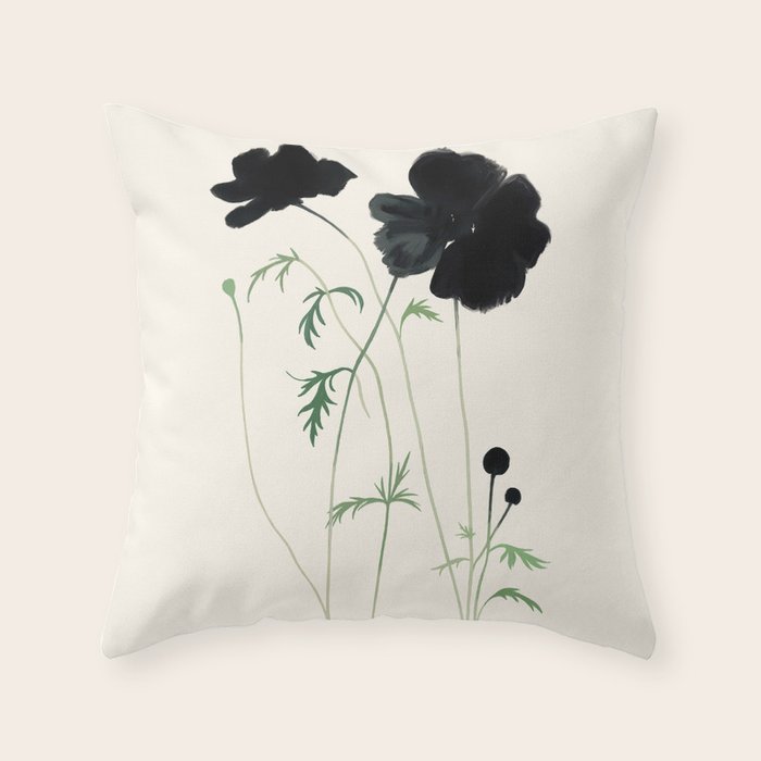 Botanical Elegance II Throw Pillow Gallery Image 6