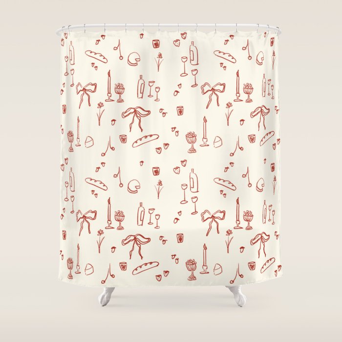 Ciao Bella Shower Curtain Gallery Image 1