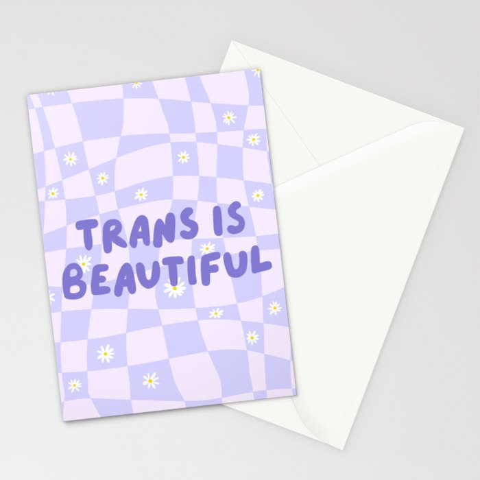 Trans is Beautiful Stationery Card Gallery Image 2