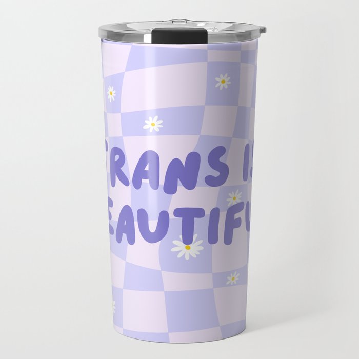 Trans is Beautiful Travel Mug Gallery Image 1