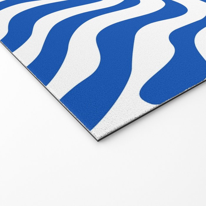Henri Matisse Abstract Cobalt Leaf Art Welcome Mat Gallery Image 2
