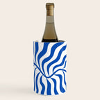 Henri Matisse Abstract Cobalt Leaf Art Wine Chiller Gallery Image 3