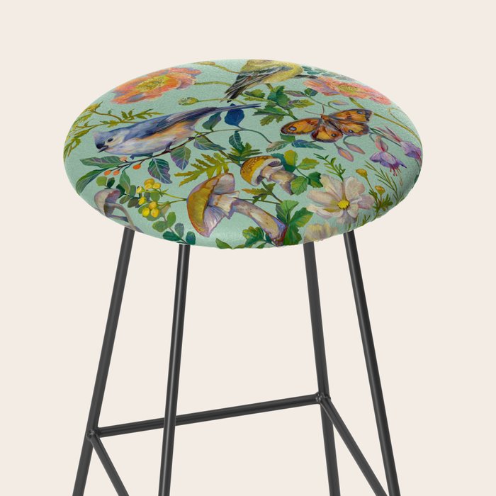 Flower Birds Garden Stool Gallery Image 2