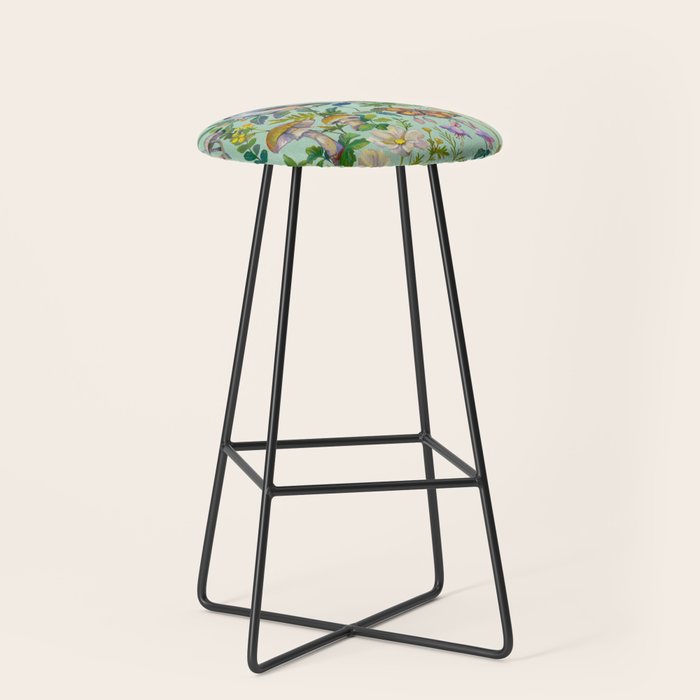 Flower Birds Garden Stool Gallery Image 1