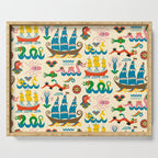 Mythical Sea Creatures - Ocean Monsters Serving Tray Gallery Image 1