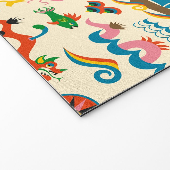 Mythical Sea Creatures - Ocean Monsters Welcome Mat Gallery Image 2