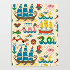 Mythical Sea Creatures - Ocean Monsters Poster Gallery Image 4
