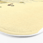Bird Divinations: Scarlet Tanager (about: almanacofbirds.org) Bath Mat Gallery Image 3