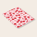 Red Cherries & Blush Pink Gingham Notebook Gallery Image 2