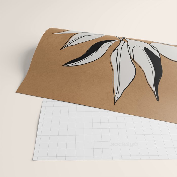 Line Art Pears 7 Wrapping Paper Gallery Image 2