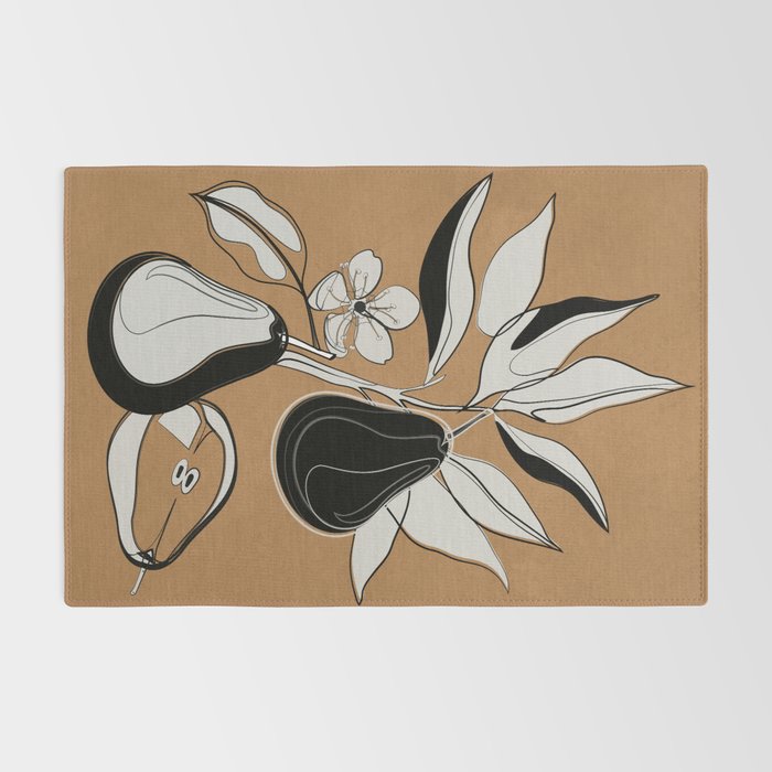 Line Art Pears 7 Rug Gallery Image 2
