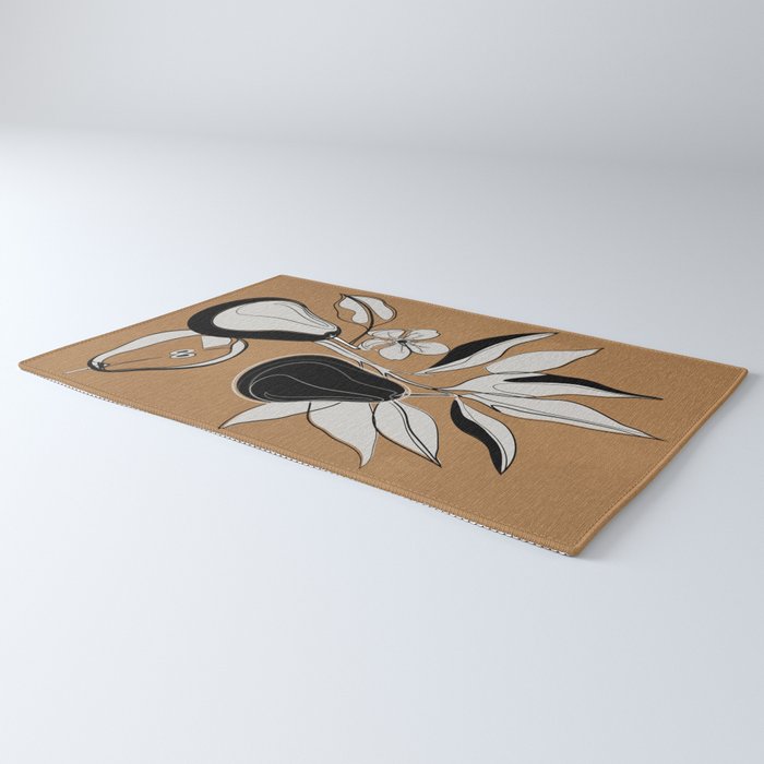 Line Art Pears 7 Rug Gallery Image 3