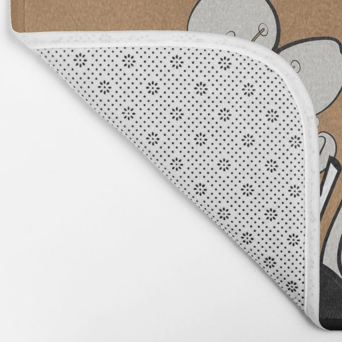Line Art Pears 7 Bath Mat Gallery Image 2