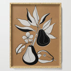 Line Art Pears 7 Serving Tray Gallery Image 1