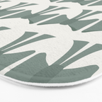 Vintage Bows II Green Bath Mat Gallery Image 3