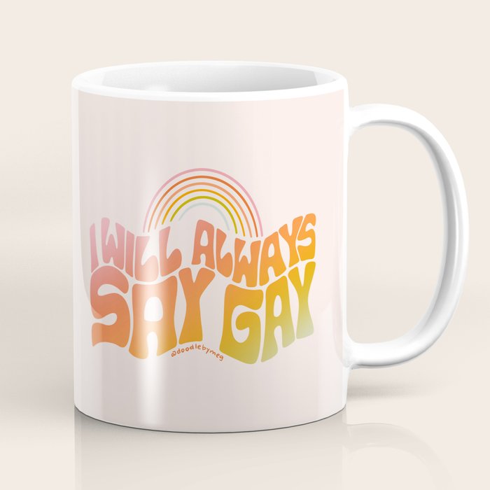 Say Gay Coffee Mug Gallery Image 1