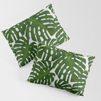 Monstera Leaf I Pillow Sham Gallery Image 3