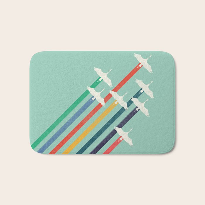 The Cranes Bath Mat Gallery Image 1