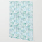 Sea Glass Tiles Watercolor Wallpaper Gallery Image 2