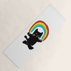 Rainbow cat Yoga Mat Gallery Image 1