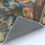 Antique 19th Century Romantic Lovers French Aubusson Tapestry Rug Gallery Image 4